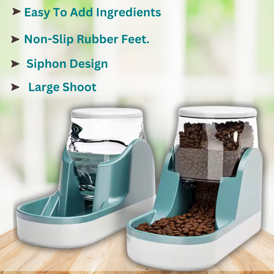 Automatic Cat Feeder and Water Dispenser