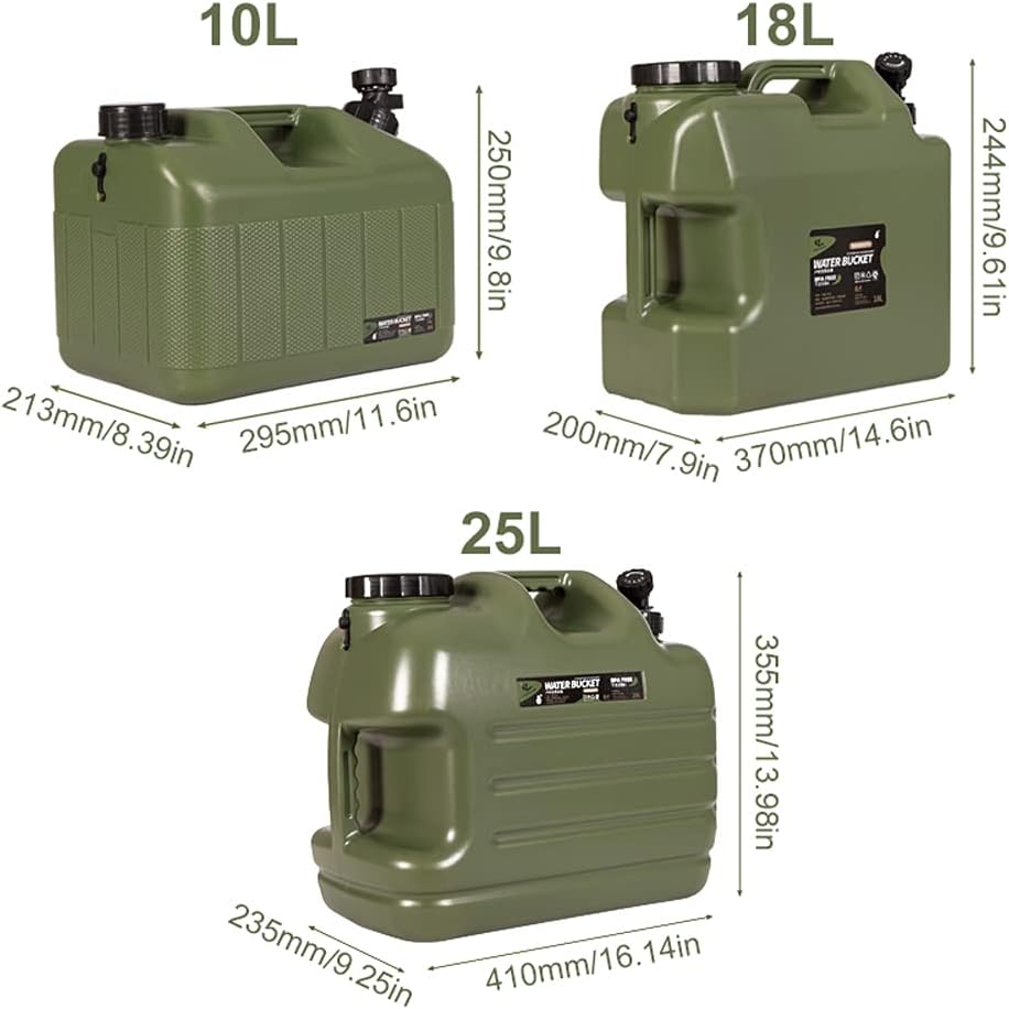 Outdoor Water Storage Bucket Tourist Camping Portable Water Reservoir.