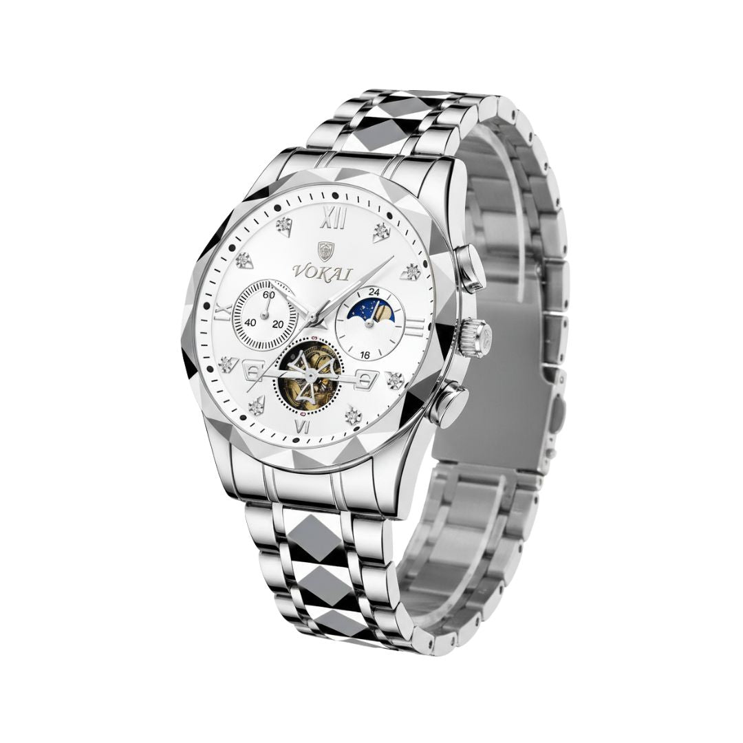 VOKIA Premium Two-Tone Chronograph Watch