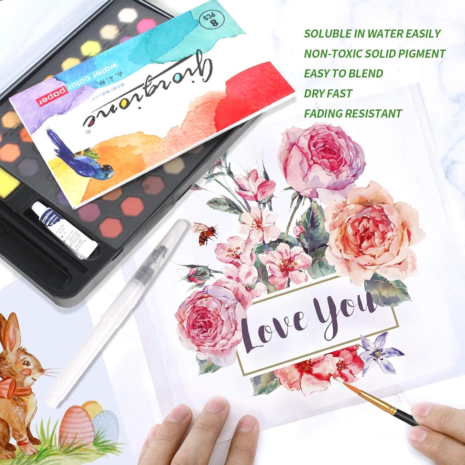 Watercolor Paint Set