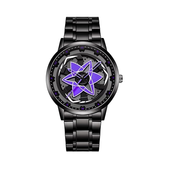 Ninja Wheel Dial 360 Rotating Stainless Steel Watch.