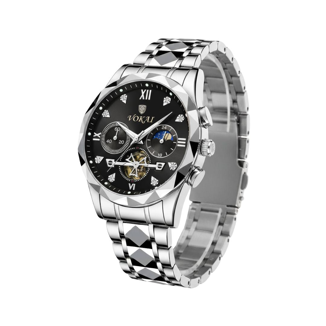 VOKIA Premium Two-Tone Chronograph Watch