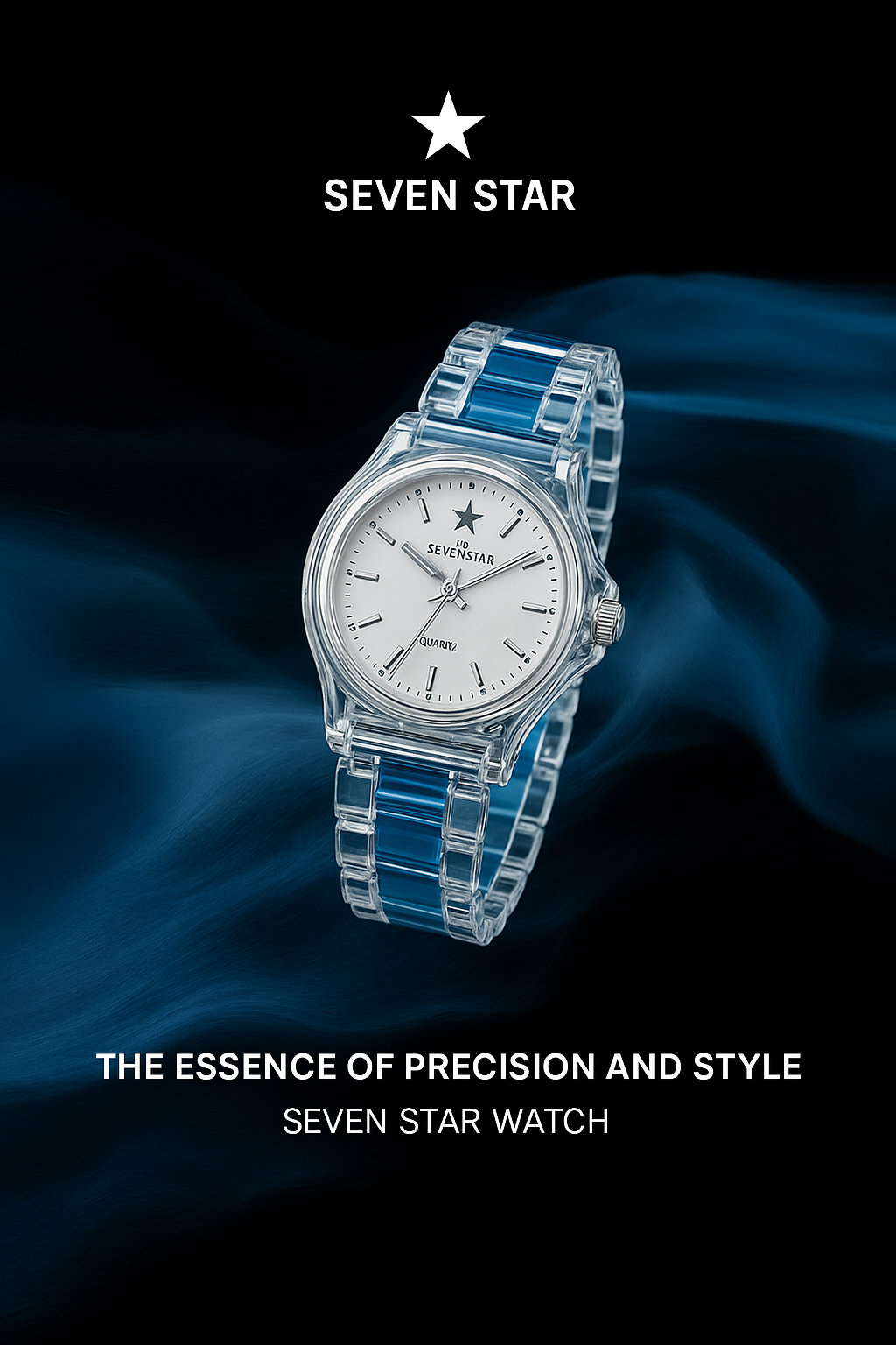 Seven Star Transparent Watch