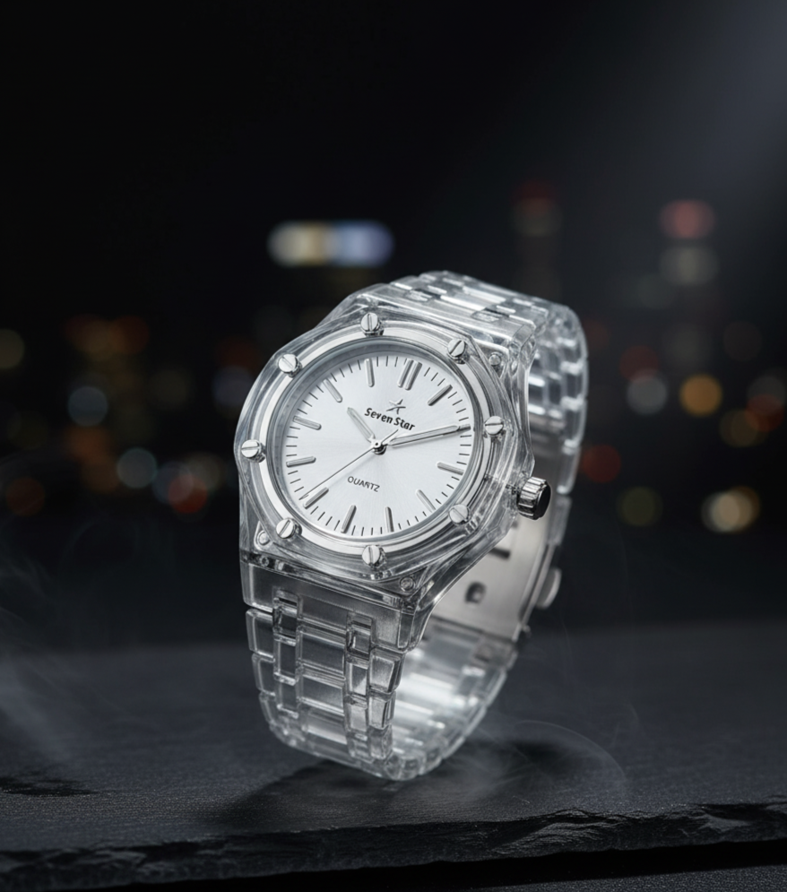 Seven Star Transparent Watch