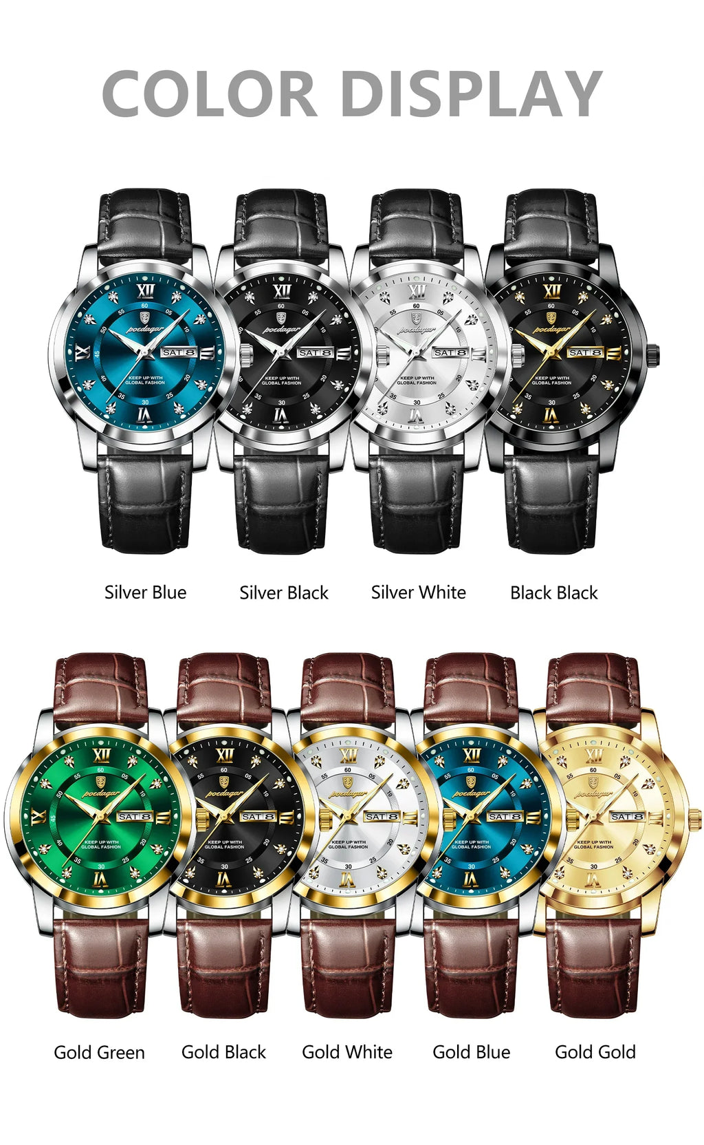 POEDAGAR Watch Men 936 Classic (original).