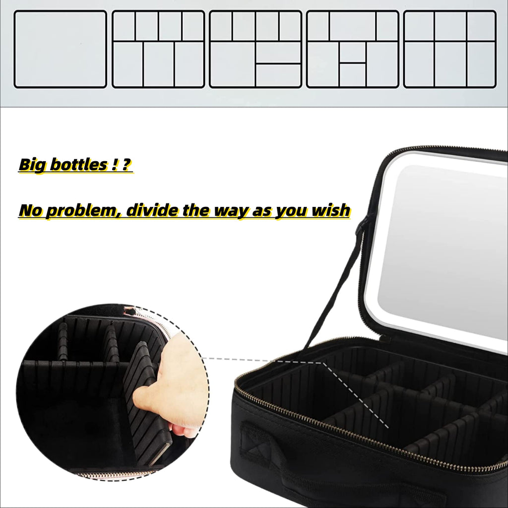 Stylish LED Makeup Bag