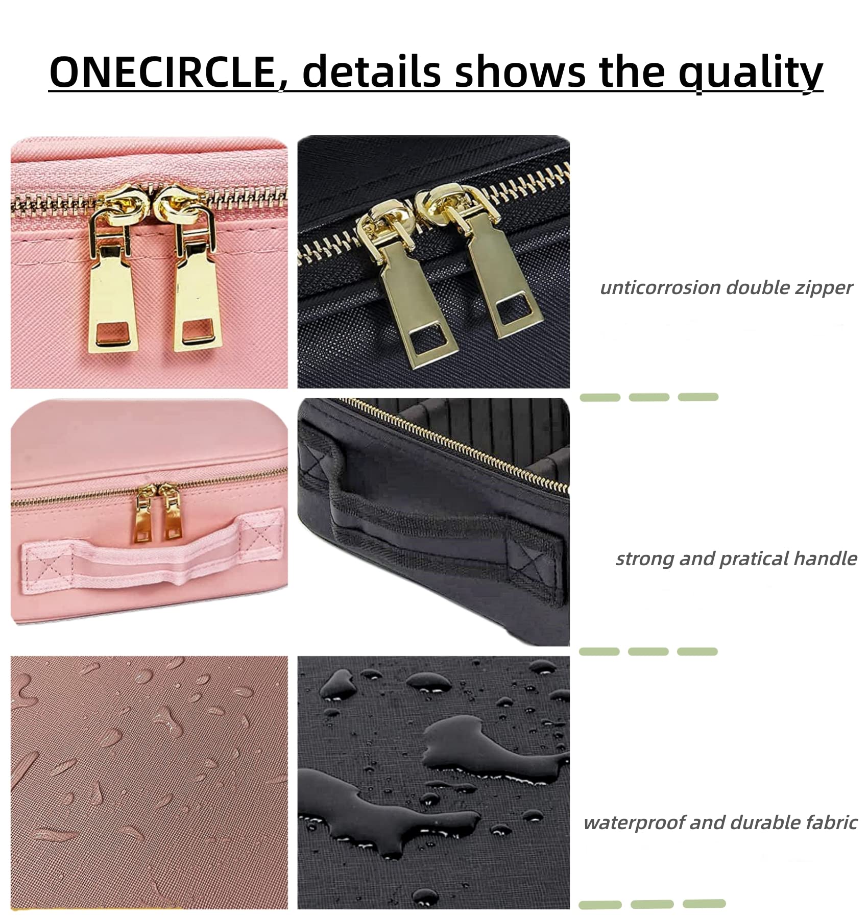 Stylish LED Makeup Bag