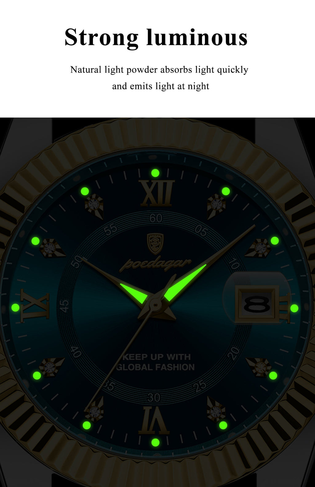 Poedagar Luxury Man Wristwatch