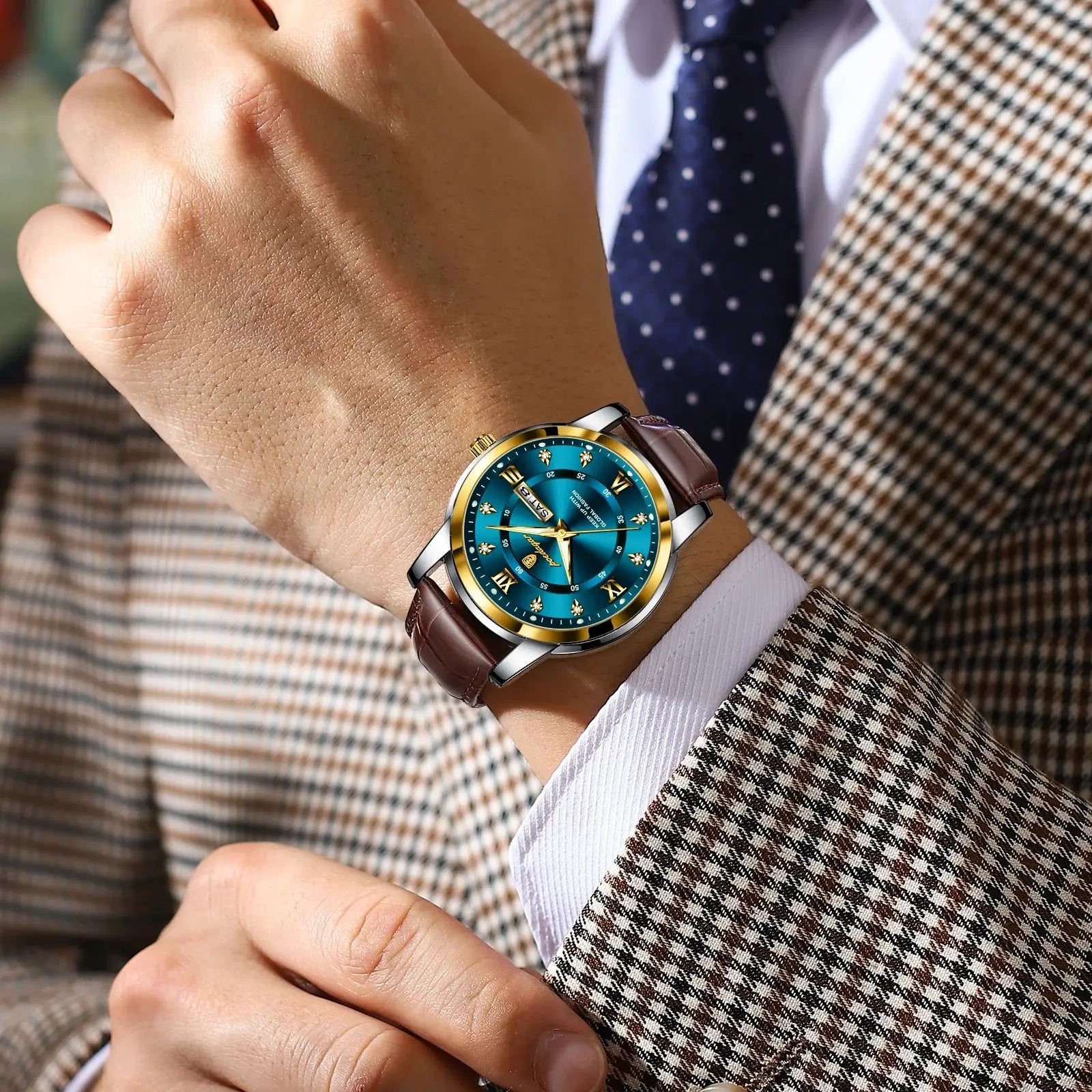 POEDAGAR Watch Men 936 Classic (original).