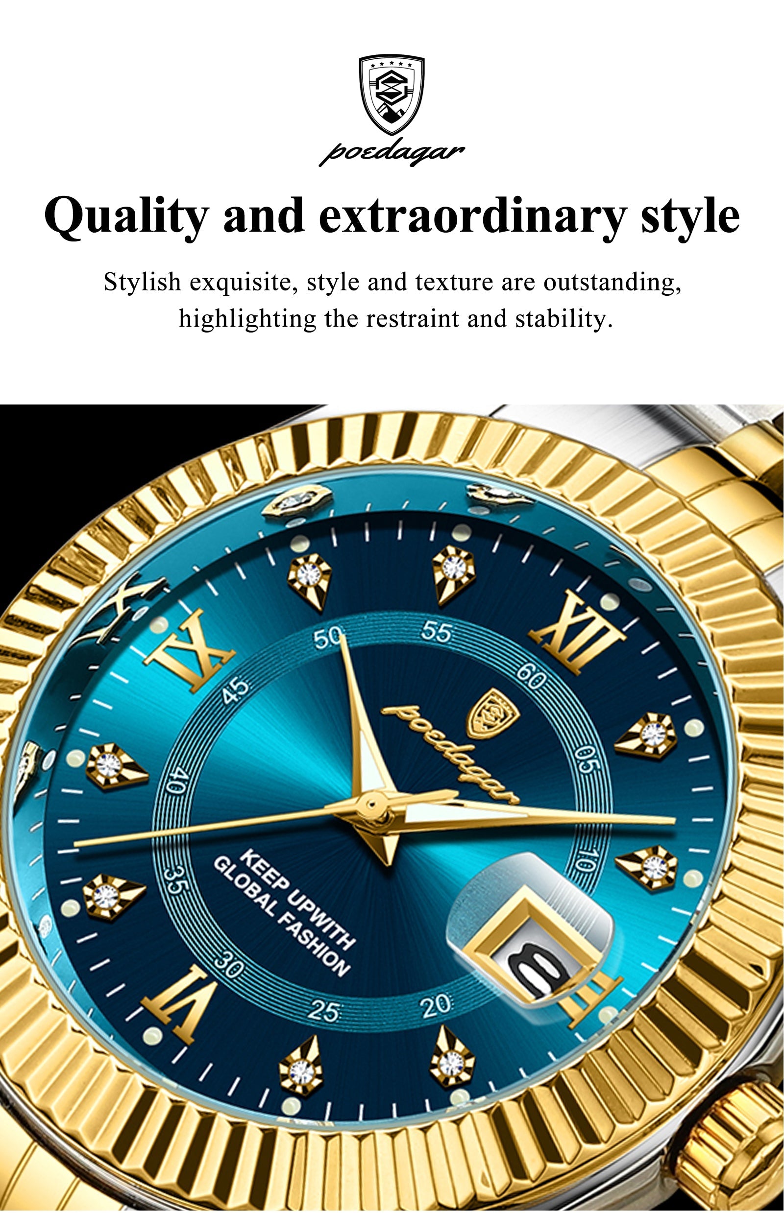 Poedagar Luxury Man Wristwatch